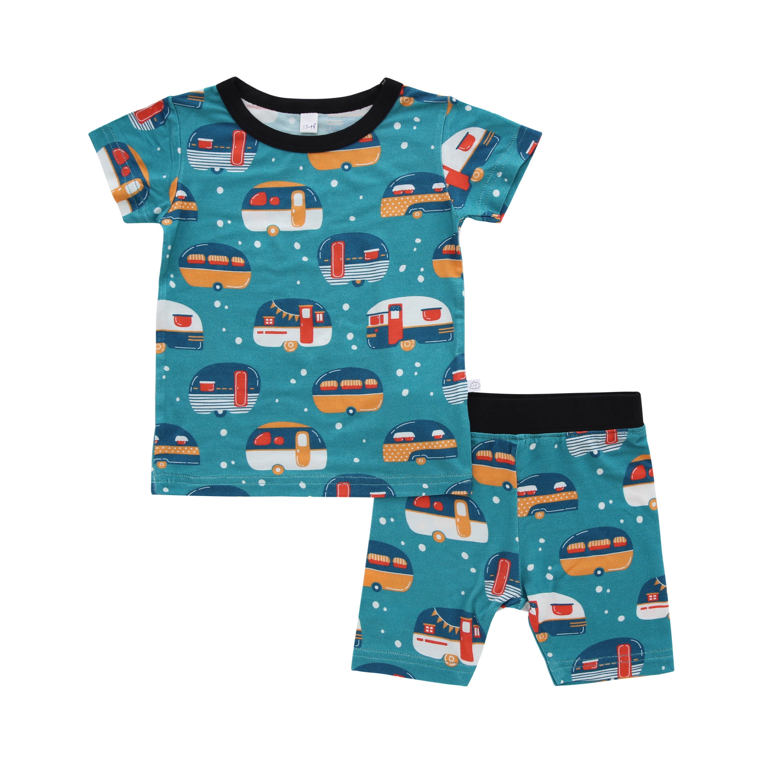 Happy Camper Short PJ Set – Snugglers